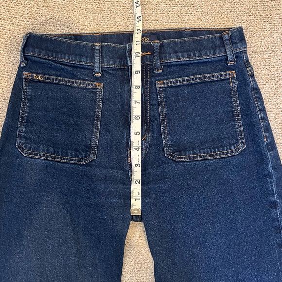 Polo Ralph Lauren Jenn flare jeans dark wash high rise size 28 regular length - Picture 13 of 14